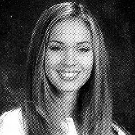A black and white yearbook photo has surfaced if the celeb.
