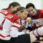 Womens Hockey Canada Gold Medal Celebration Drinking Smoking 8