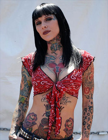 michelle bombshell mcgee wiki. jesse james tattoos.