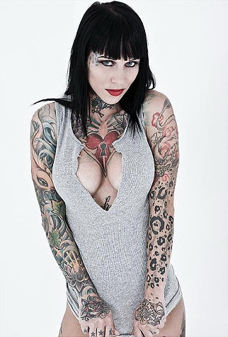 Michelle McGee Tattoo Model Jesse James Affair