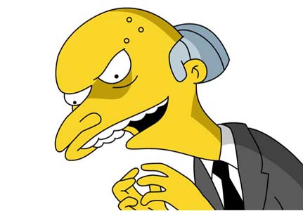 Simpsons Mr. Burns Excellent