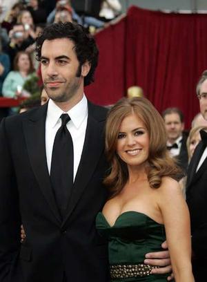 “Borat” aka Sacha Baron Cohen Marries “Wedding Crasher” Isla Fisher