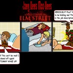 Joey Vee’s Moo-Vees – “A Nightmare on Elm Street” Comic Strip