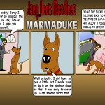 Joey Vee’s Moo-Vees – "Marmaduke" Comic Strip
