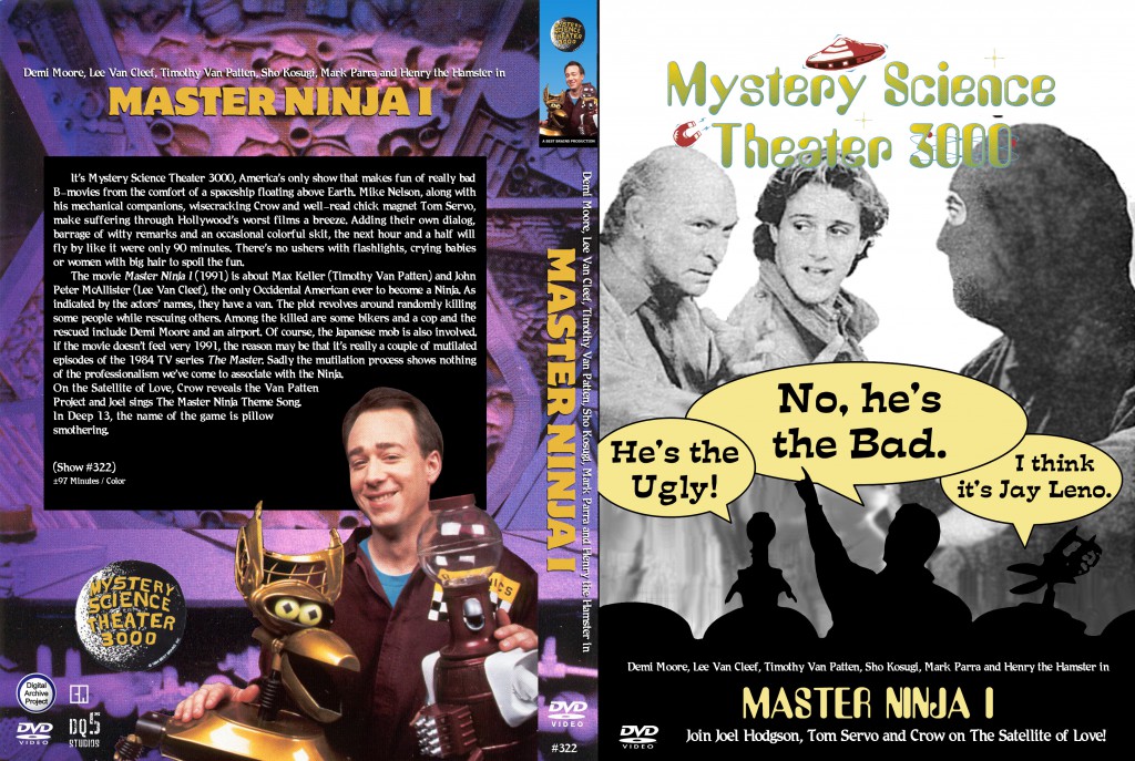 MST3K Joel Hodgson Master Ninja DVD Cover