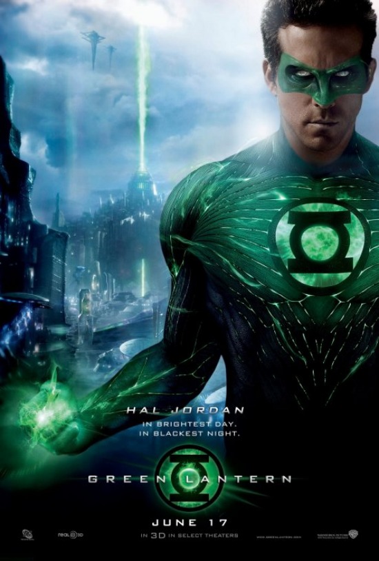 green lantern ring movie. Green Lantern wears a ring