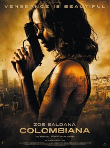 Colombiana Movie Poster Zoe Saldana