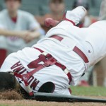 Er, something like that. (AP Photo/Tom Gannam)