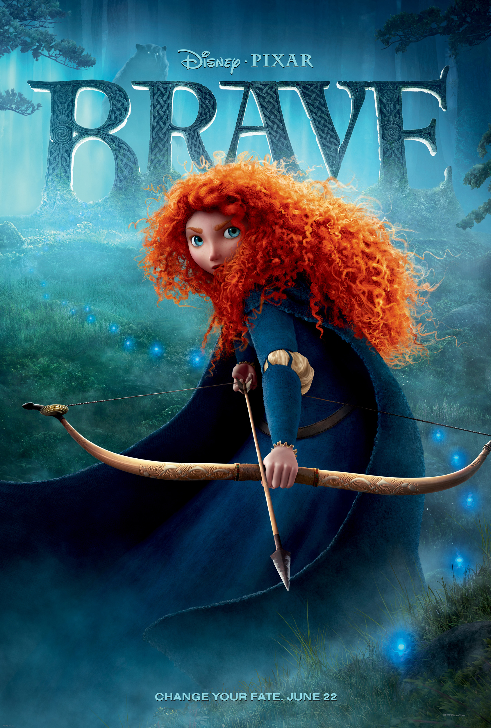 Disney Brave Movie Poster