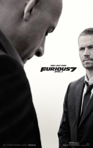 Furious 7 Movie Poster Paul Walker Large