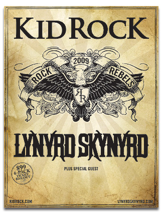 lynyrd skynyrd kid rock tour