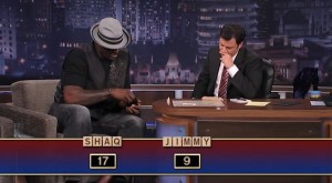 Shaquille O Neal and Jimmy Kimmel Play Scrabble_635x350