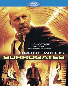 Surrogates Starring Bruce Willis on DVD and Blu-Ray