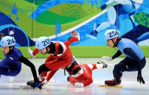 Apollo Ohno DQ Winter Olympics Speedskating