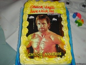 Chuck Norris 70th Birthday Cake Picture