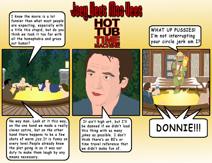 Hot Tub Time Machine Comic Strip Joey Vee