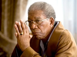 Morgan Freeman as Nelson Mandela in Invictus