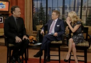 Tom Hanks Gets Crap From Kelly Ripa on Regis and Kelly Show