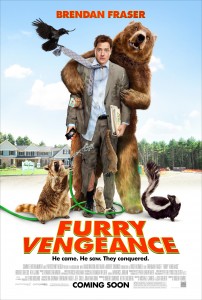 Furry Vengeance Brendan Fraser Movie Poster