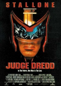 Judge Dredd Movie Poster Sylvester Stallone