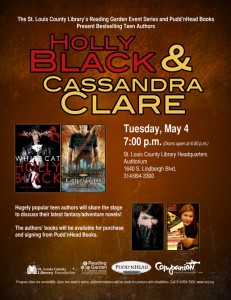Young Adult Best SellinAuthors Holly Black Cassandra Clare St Louis Library