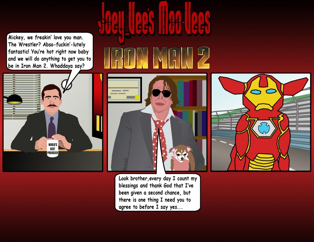 Iron Man 2 Comic Strip Joey Vee ReviewSTL