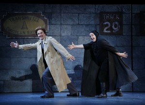 Roger Bart and Cory English in Young Frankenstein National Tour
