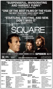 The Square Movie Poster Opening St Louis