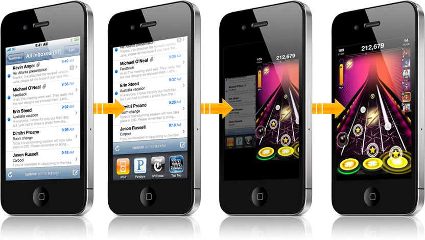 Apple iPhone 4 Multitasking Apps