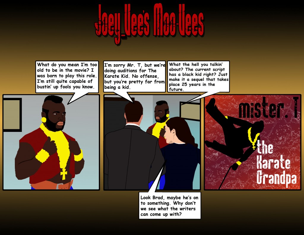 Mr T A-Karate Team Comic Strip Joey Vee ReviewSTL