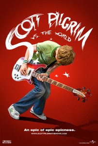 Scoot Pilgrim Movie Poster Michael Cera Chris Evans