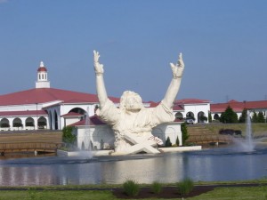 Touchdown Jesus Statue Hit Lightning Catches Fire