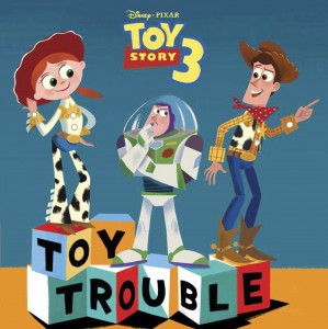 Toy Story 3 Toy Trouble Book Cover Art
