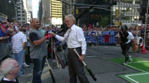 Albert Pujols on David Letterman Batting
