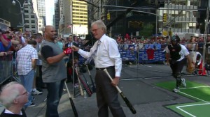 Albert Pujols on David Letterman Batting