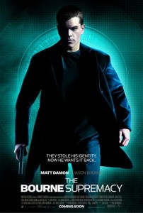 Bourne Supremacy Movie Poster Matt Damon 2004