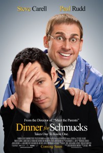 Dinner For Schmucks Poster Steve Carell Paul Rudd