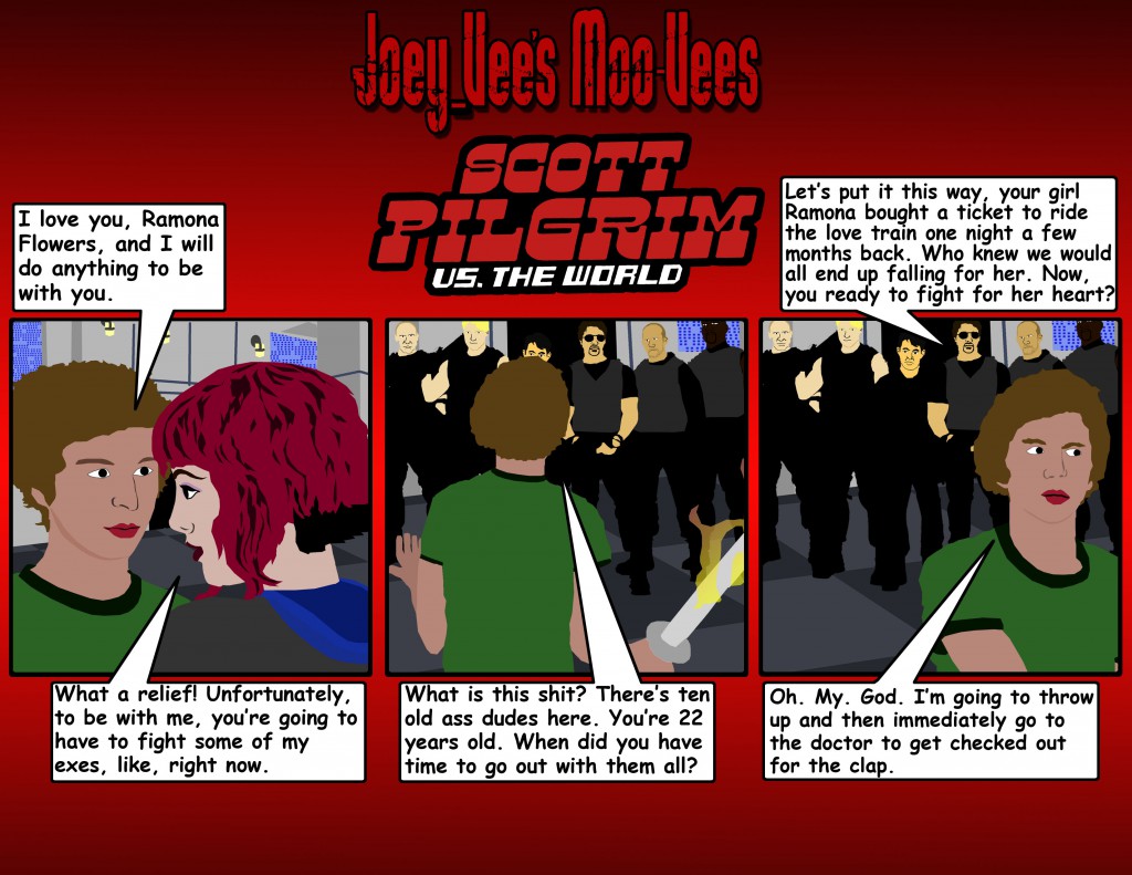 Scott Pilgrim Vs. World Comic Strip Joey Vee