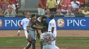Stlouis Cardinals and Reds Bench Clearing Brawl 1