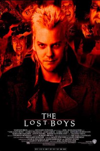 The Lost Boys Movie Poster Keifer Sutherland