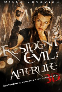 RESIDENT EVIL AFTERLIFE 3D Movie Poster