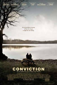 Conviction Movie Poster Sam Rockwell Hillary Swank