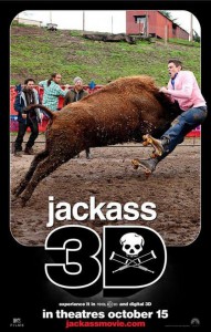 Jackass 3D Johnny Knoxville Bull Movie Poster