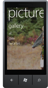 Windows Mobile 7 Picture Gallery