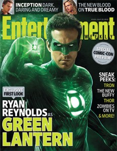 Green Lantern Cover EW Ryan Reynolds