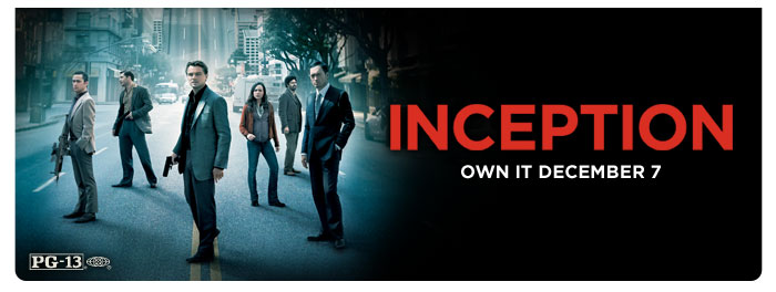 Inception DVD Bluray Release December