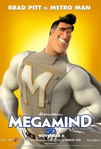 Megamind Poster Brad Pitt