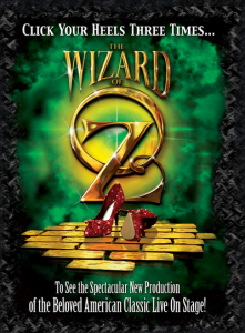 Wizard of Oz National Tour Broadway Poster