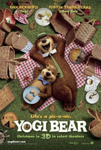 Yogi Bear 3D Movie Poster Timberlake Aykroyd