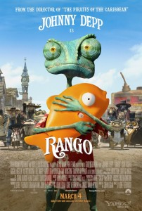 Rango Johnny Depp Movie Poster